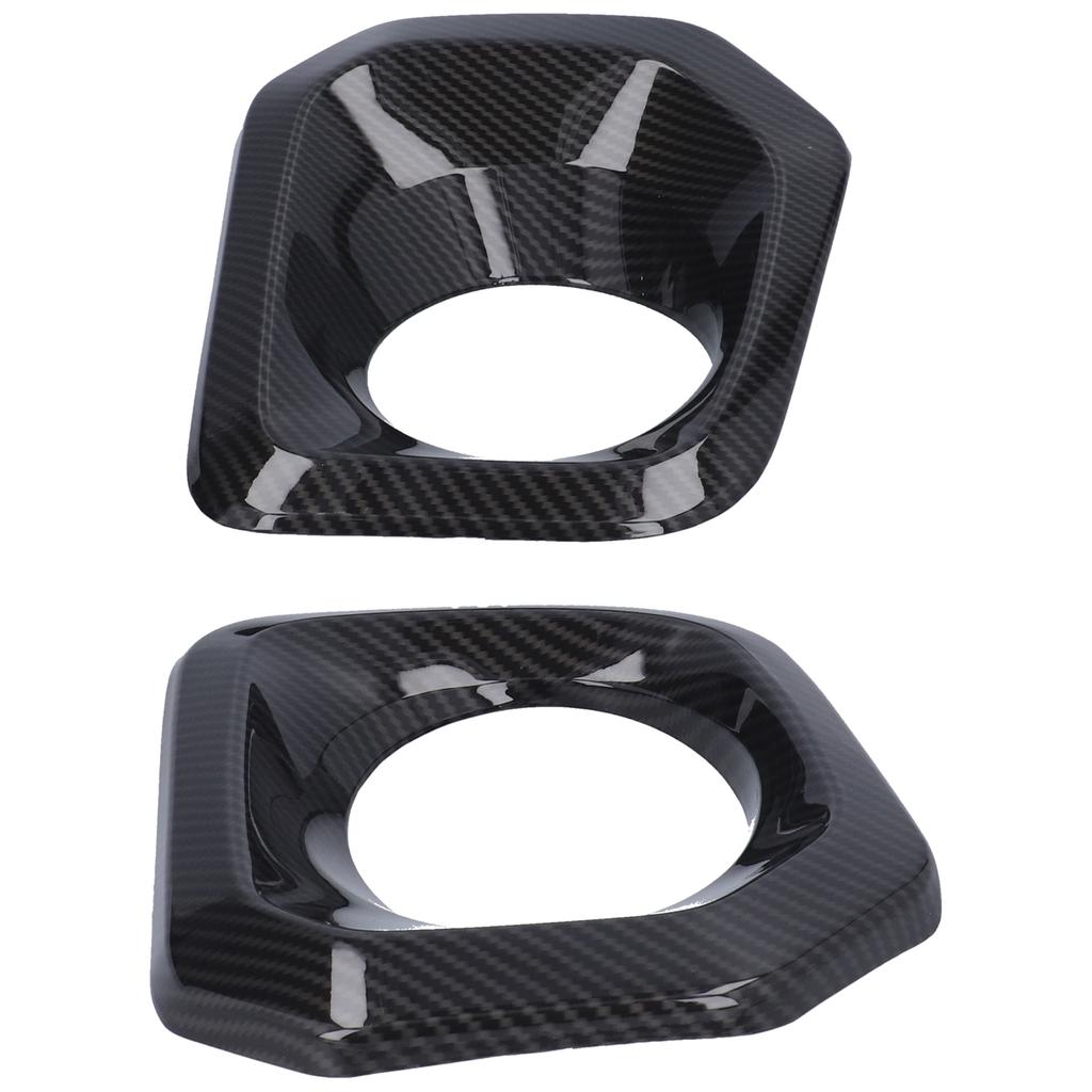 2pcs Front Fog Light Bezel Cover Decoration Carbon Fiber Style for Tacoma 20162020