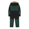 Children's Fashion Outdoor Waterproof Fleece-Lined Thickened Warm Boys' And Girls' One-Piece Ski Suit