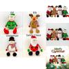 Unique Christmas Animal Children's Gift Plush Santa Snowman Elk Doll