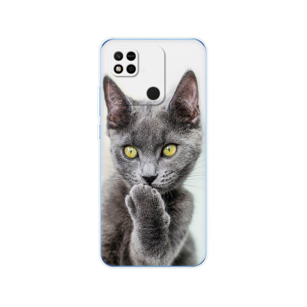 For Redmi 10A Case Back Cover For Xiaomi Redmi 10A Phone Case Redmi10A Bag Tpu Soft Silicon Protective Bumper Etui Funda Coque