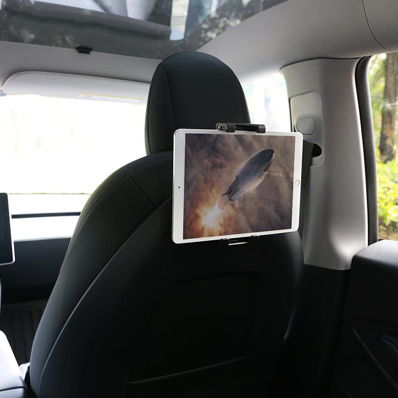 

Автомобильный держатель для планшета для Tesla Model 3 Model Y, поддержка сиденья, подставка для планшета, кронштейн для телефона для iPad, поворотный салон автомобиля