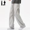 Izzue It Men's Linen Blend Loose Fit Casual Pants