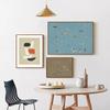 Vintage Abstract Figures Bird Paris Lines Poster Football Swimming Sport Canvas Painting Wall Art Posters Prints Room Home Decor No Frame