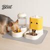 Cat Food Dispenser 2Pcs/Set Automatic Pet Feeders Feeder And Water Convenient Dispenser