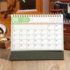 2025 English Desk Calendar Morandi No Print Cross-border Calendar Desktop Open Memo Ornament