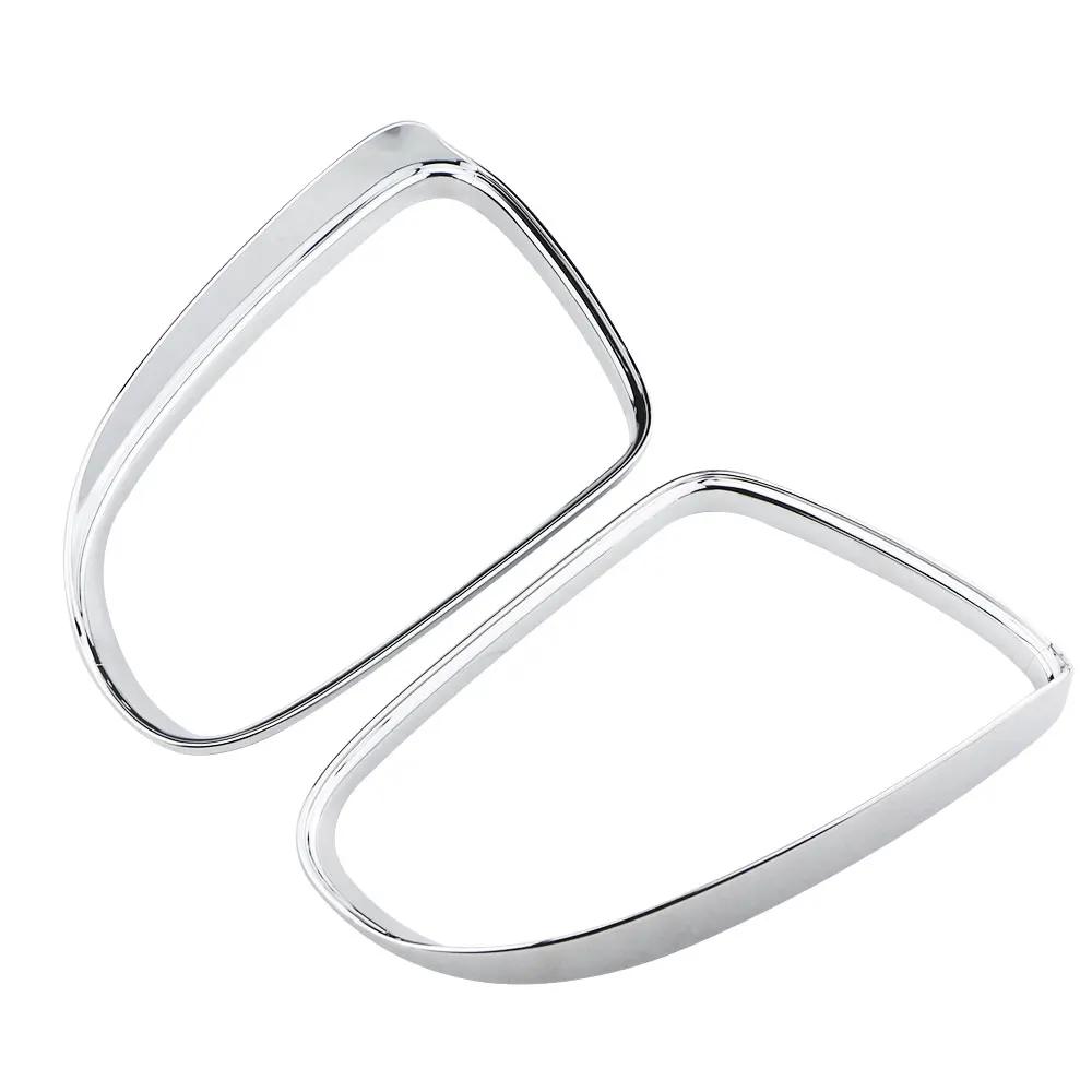 

For Hyundai Kona 2018 2019 2020 Rearview Mirror Visor Cover Side Mirror Rain Shield Trim Sticker Car Styling Accessories срібний