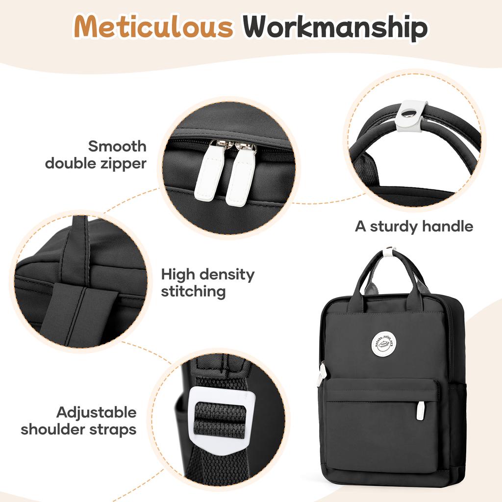 School Backpack Girls Teenage Women 14 Inch Laptop Anti Theft Work Backpack School Nurse Backpack Mochilas Juveniles Adolescente