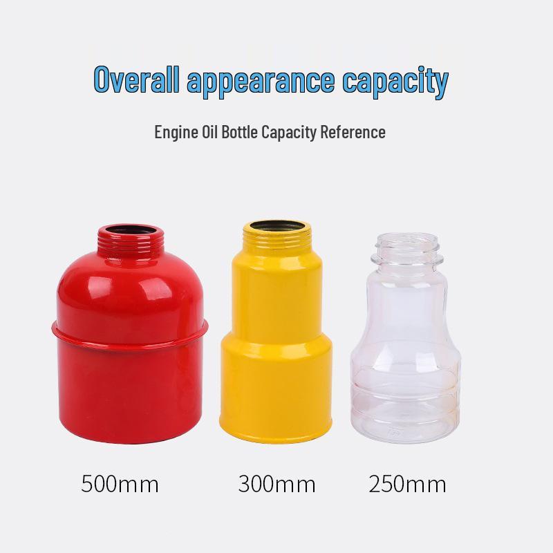 High-Pressure Manual Oiler with Long Spout and Transparent Gear Injector