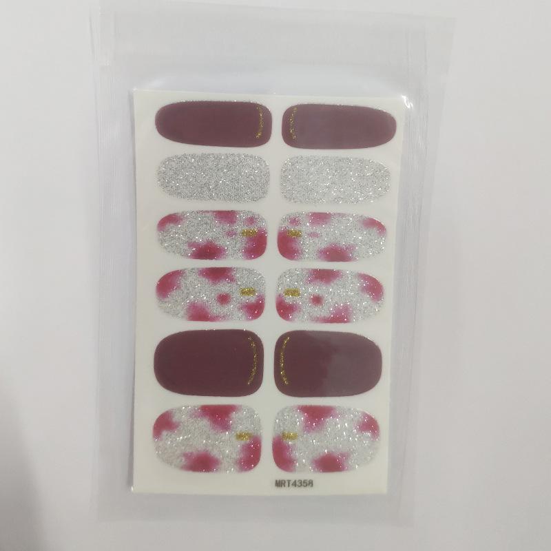 Gradient Manicure Stickers, Nail Stickers, Full Fake Nails, New Manicure Stickers, Nail Stickers