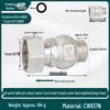Copper Anti-Spin Check Valve DN15mm 1/2" To 3/4" - High Flow Household Shut-off Valve