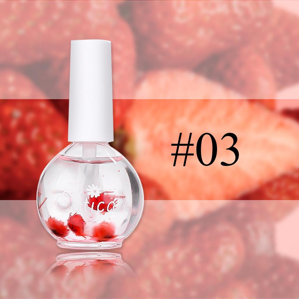 Óleo Nutritivo para Cutículas de Flores Secas 10ML Nutrir Reparar Unhas Danificadas Óleo para Cuidados com as Unhas Tratamento Hidrata Fortalece Unhas Brilhantes