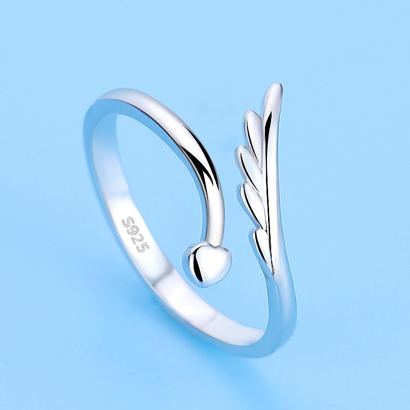 Hot 925 Sterling Silver Ring AAA Zircon Adjustable Simplicity Fashion Exquisite Women Jewelry Accessories Wedding Party Gift
