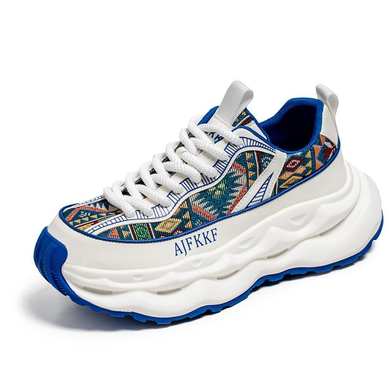 

New men s thick-soled height-increasing, fashionable, comfortable and casual sports shoes, loafers and canvas shoes 44