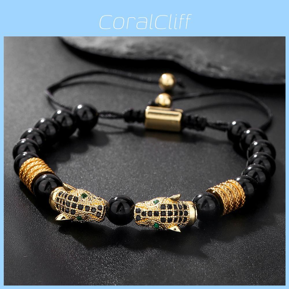Geometrisches verstellbares Armband mit Zirkonsteinen für Männer und Frauen Geschenk