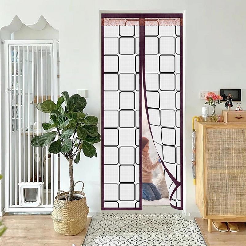 EVA Magnetic Door Curtain Magnetic Sealing EVA Screen for Door Door Warm Keeping Screen for Cold Prevention for Balconies Porch