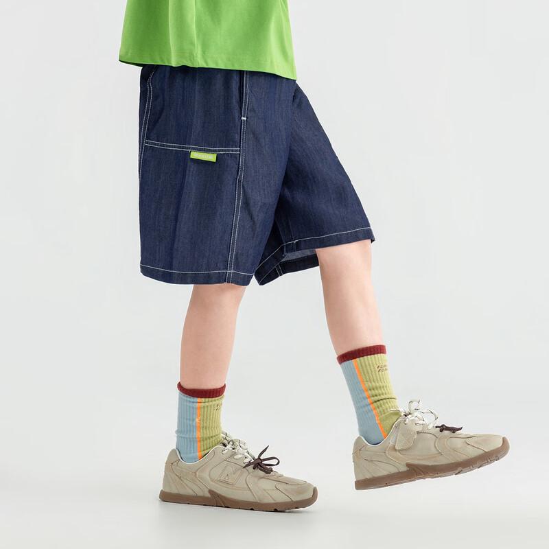 Boys Tencel Lyocell Denim Look Casual Shorts 140