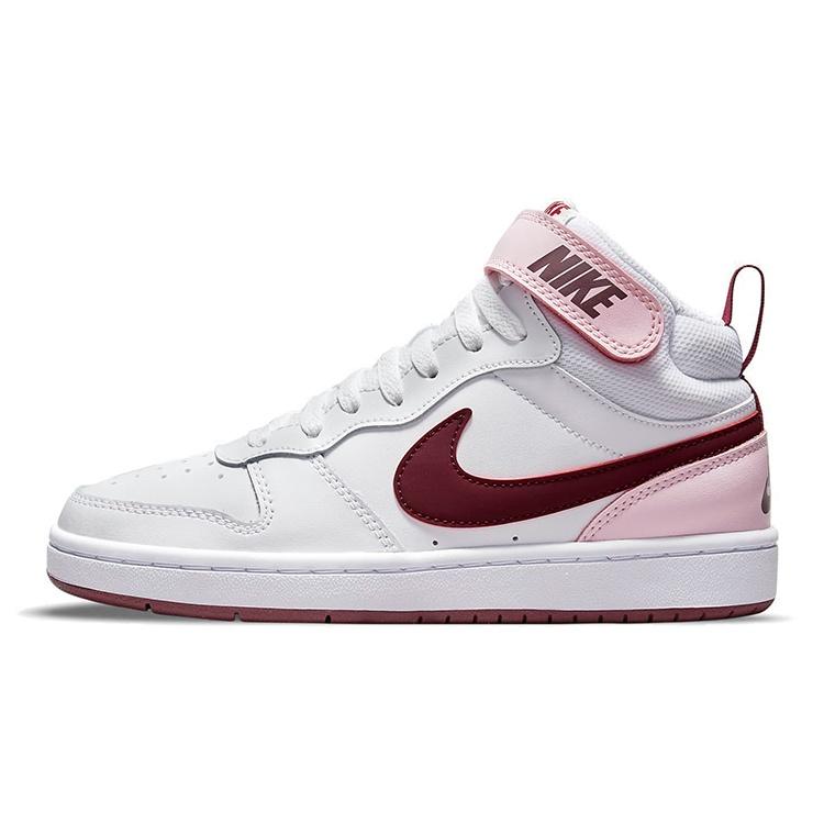 (GS) Nike Court Borough Mid 2 Pink Foam Kids CD7782-104 EU 36.5