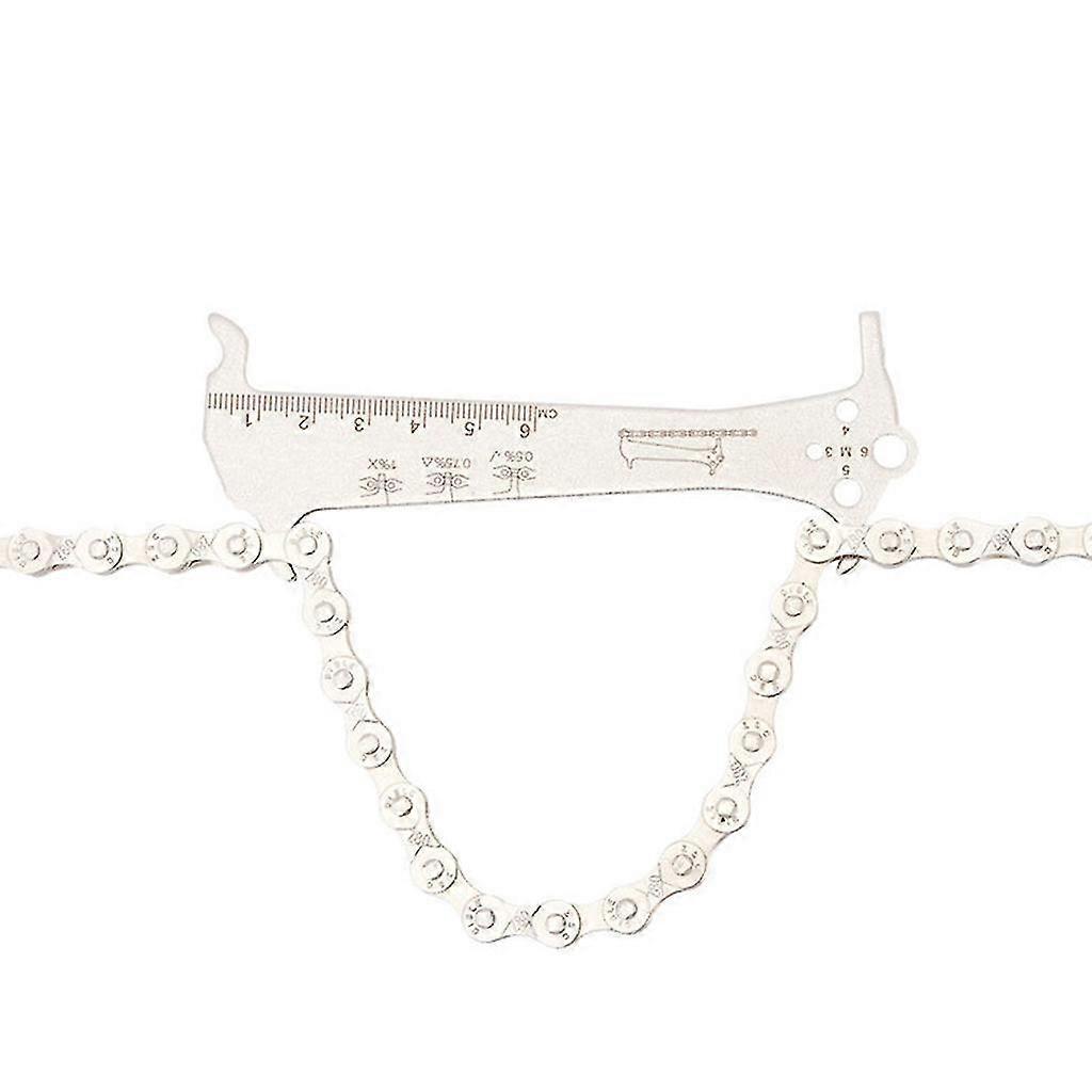 Mtb Bike Chain Wear Indicator Measurement Checker Bike Ruler Bicycle Chain Gauge Dustproof Cycling Parts