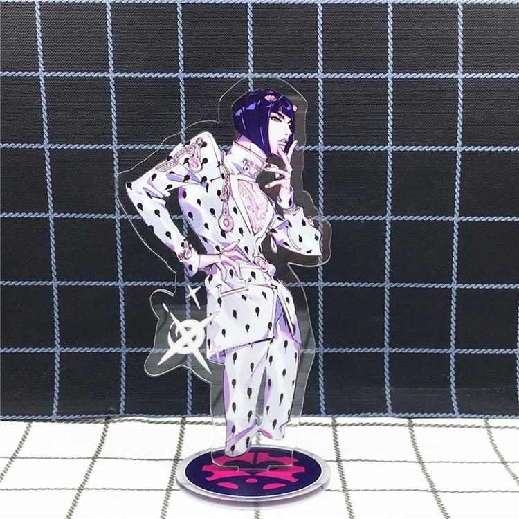 Spiel Anime Bizarre Adventure Golden Wind Modell Acryl Figur Stand Bemalt Schreibtisch Dekor Ornament Geschenk 15 cm