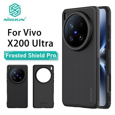 For Vivo X200 Ultra Phone Case Nillkin Super Frosted Shield Pro Hard PC+TPU Shell Shockproof Back Cover