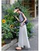 Summer 2025 French-Style Women's Two-Piece Suit: Vest Top & Skirt