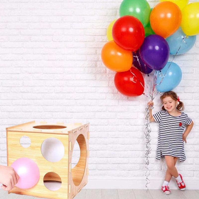 11 Holes Balloon Sizer Box PP Square Balloon Measurement Tool For Balloon Arches