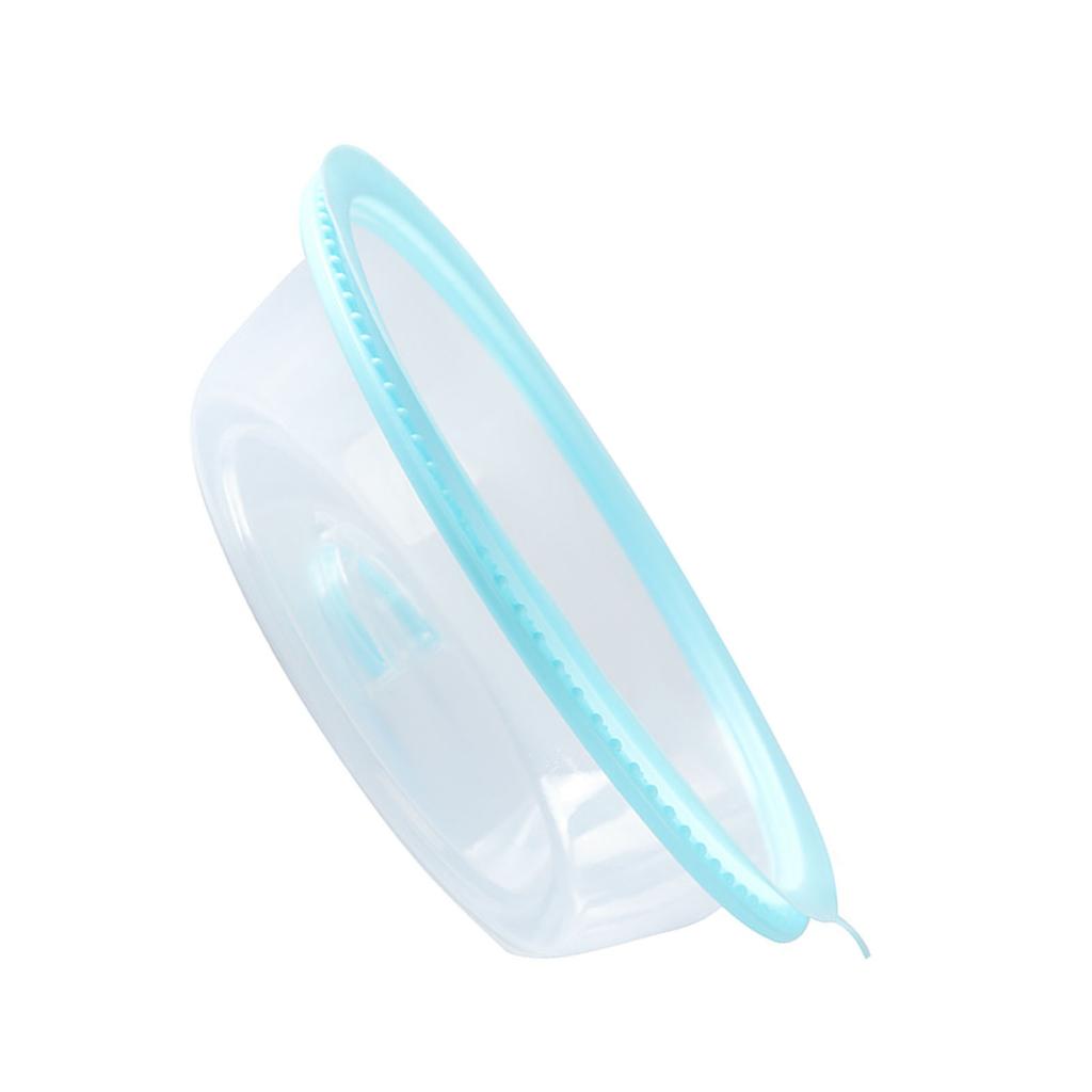 Microwave Heating Sealing Cover Transparent PP Stackable Temperature Keeping Plate Serving Cover