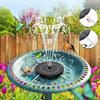 1 Set 3.5W Solar Fountain Solar Powered Bird Bath Fountain Decorative Solar Fountain with Colorful LED Lights for Garden Decor Pool Pond Use