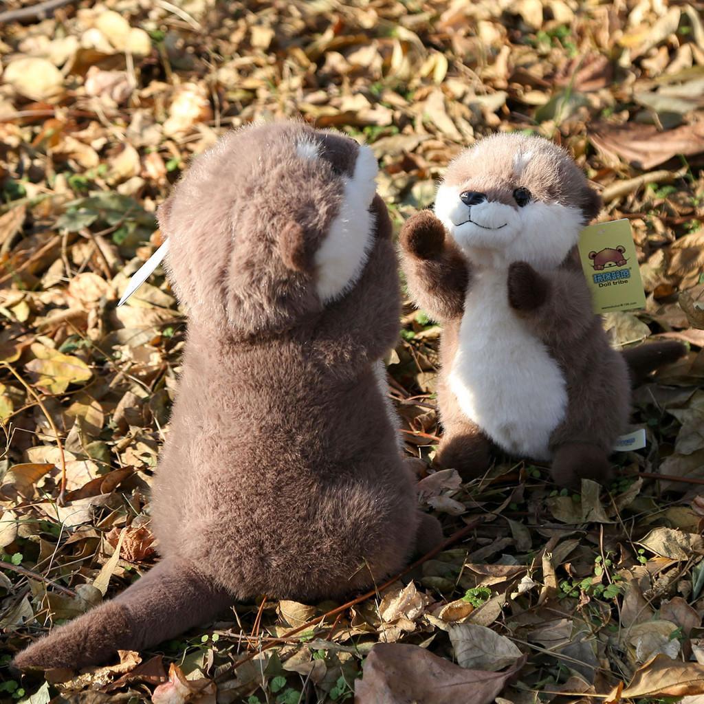 Playful Otter Plush Toy Cute Animal Doll Gift For Kids And Teens