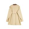 ELLE French Elegant Fresh Temperament Long Sleeve Trench Coat Women outerwear L8ADS200
