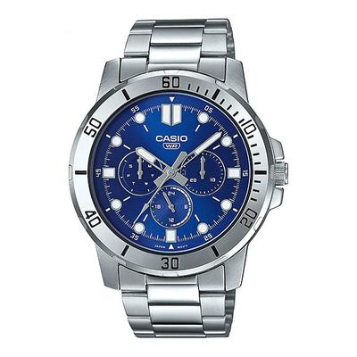 Herrenuhr mit Metallarmband MTP-VD300D