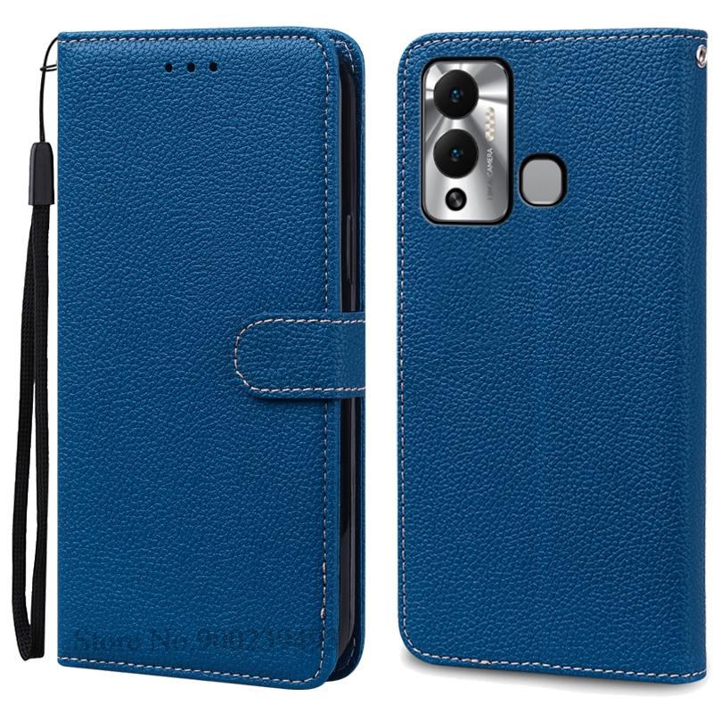 Pro Infinix Hot 12 Play Pouzdro Peněženka Kožený Vyklápěcí Kryt Pro Infinix Hot 12 Play NFC Pouzdro X6816C X6816 X6816D Kryt Coque Fundas