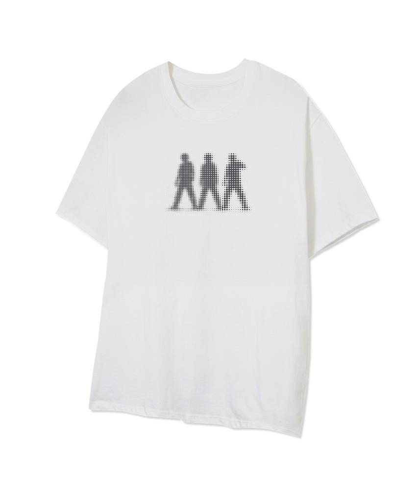 STANDARDERROR 87-Stan335 Y2K Trinity Glitch Solid Short Sleeve T-Shirt (2 Colors)