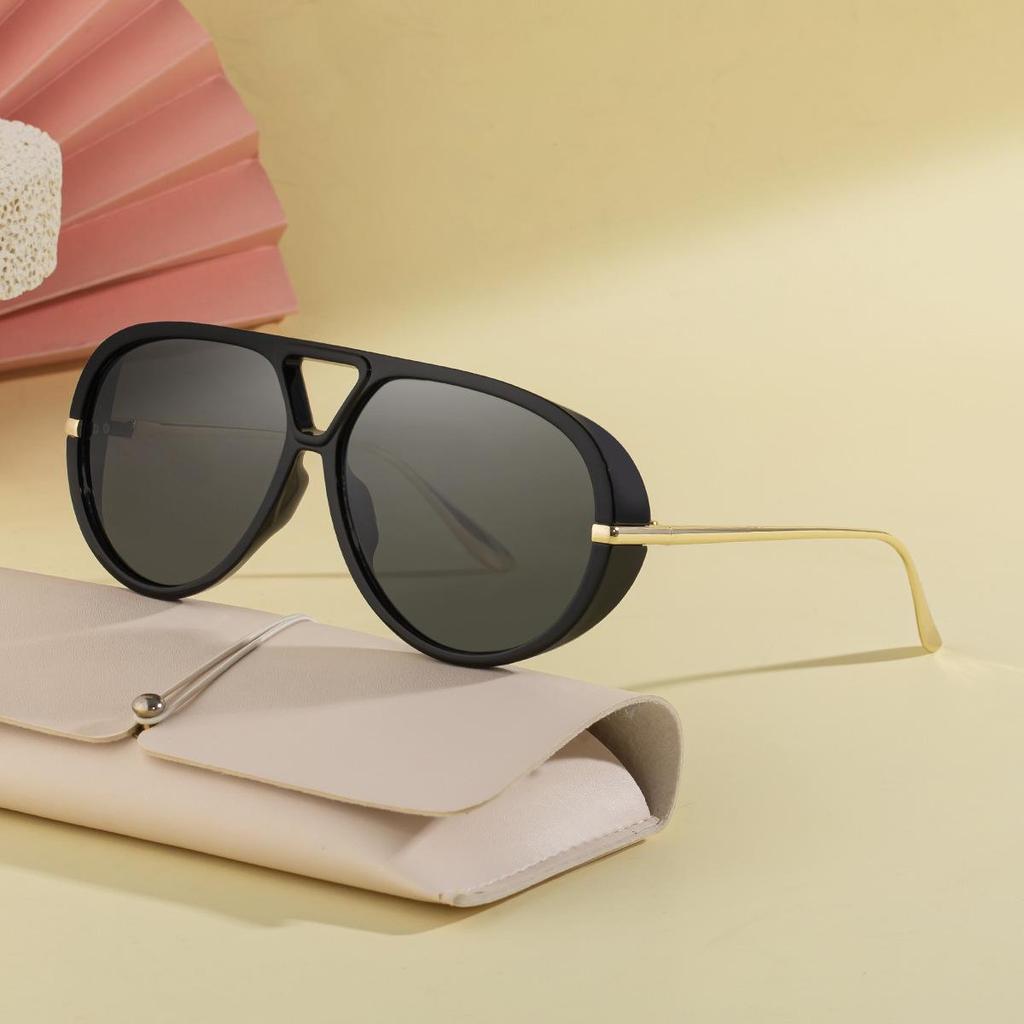 KAJILA 2025 New Men's Double Bridge Toad Aviator Sunglasses - Outdoor UV Protection