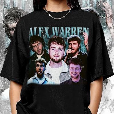 Alex Warren Graphic 100%cotton Unisex Tshirt 2026 O-neck Loose Y2k Men's Short Sleeve Loose