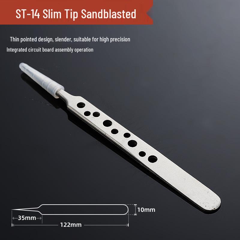 Stainless Steel Precision Tweezers with Curved Scorpion Tip for Eyelash Extension and Nail Art