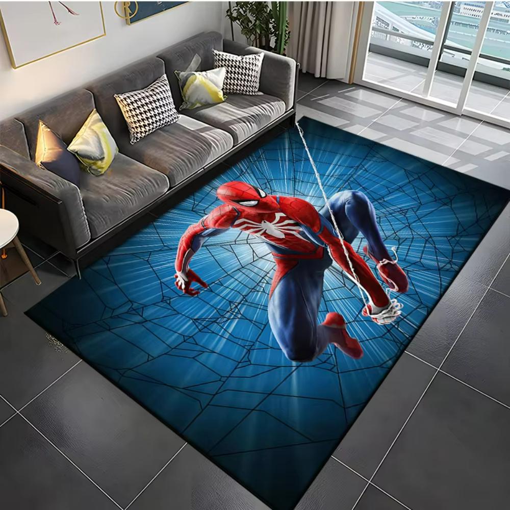 Disney Superhrdina Spiderman Vzor Velký Koberec Podložka na Podlahu do Obývacího Pokoje Ložnice Pohovková Zóna Moderní Dekor Koberec do Dětského Pokoje