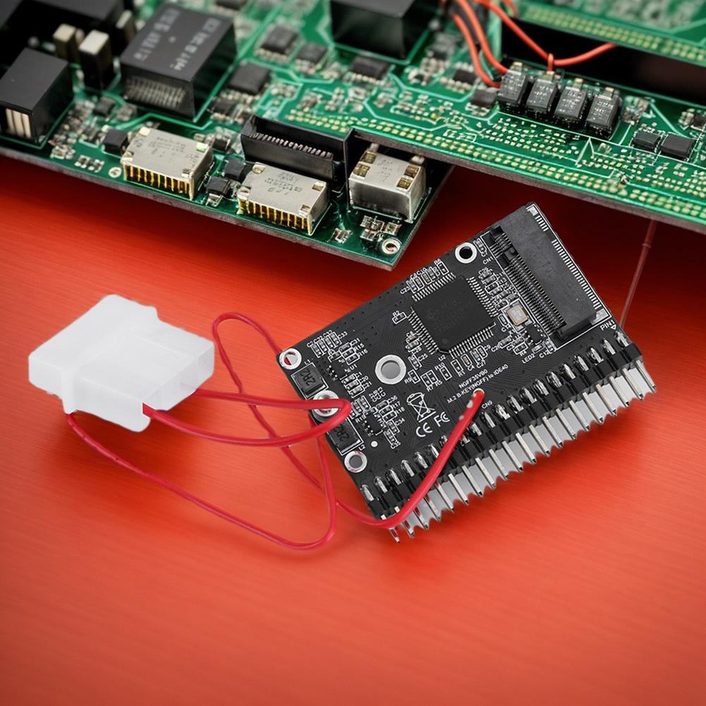 NGFF SSD To 3.5inch IDE 44pin Adapter Card NGFF SSD To 3.5 IDE Converter 150MB/s Converter Card Driver-free Computer Accessries