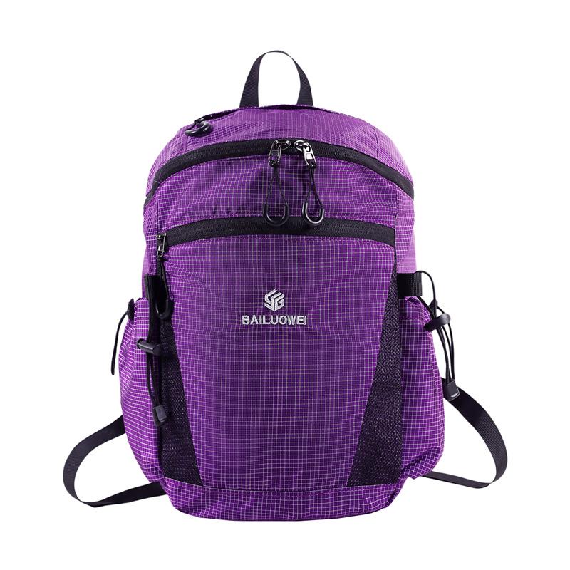 Lightweight Ripstop Outdoor Backpack Multi Pocket Adjustable Strap Casual Daypack for Hiking Travel and Daily Commute