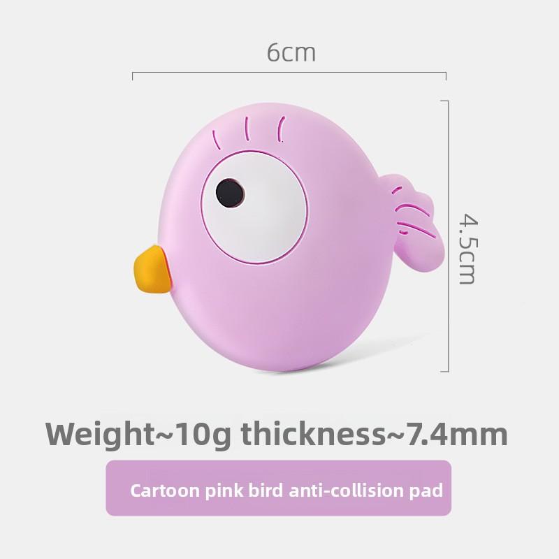 Cartoon Creative Home Anti-collision Pads, Wall Stickers, Door Stickers, Home Silent Thickened Silicone Protective Film Organizer