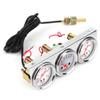 Universal 3 In 1 Gauge Set Water Temp VoltsOil Press 52mm Meter Mechanical Instrument