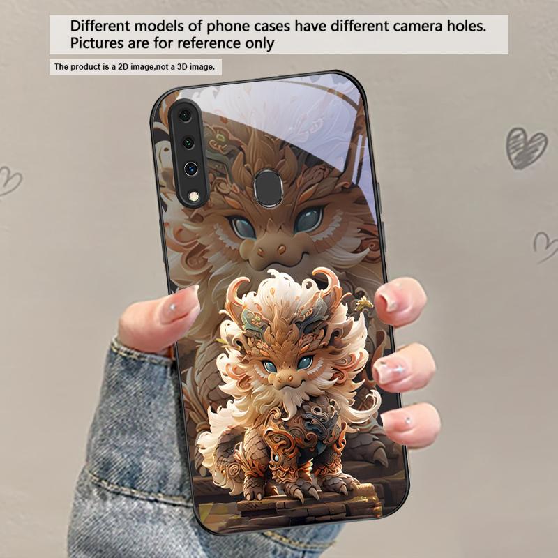 

Kirin with flowing hair For Samsung Galaxy A30 A31 A32 A33 A34 A35 A42 A30s A20 A25 A26 A51 A56 A54 A72 A73 A70 Glass Phone Case Galaxy A8s