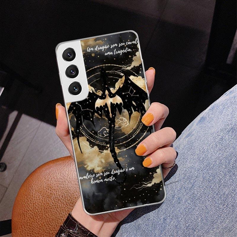 F-Fourth W-Wing Dragon Phnoe Case for Samsung Galaxy S26 S25 Edge S23 S24 Ultra S22 Plus S21 S20 FE Unique Cover Soft Coque Gala
