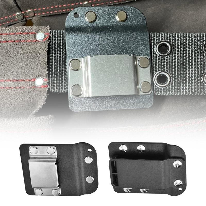 Praktischer Werkzeuggürtelclip und Aufbewahrungshaken Nylon-Werkzeuggürtel-Organizer für elektrische Schraubendreher und Heimwerkerprojekte