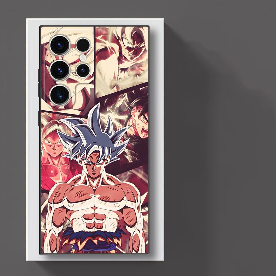 Case for Samsung Galaxy S26 S25 Ultra S24 Plus Note 20 Ultra 8 9 10 S10 S9 S23 S21 FE S20 Funda Phone Cover Dragon Ball Goku