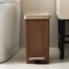 Kitchen Trash Can Step Trash Can with Soft-Close Foot Pedal Slim Wastebasket Trashcans for Living Room Bathroom Garage Dorm Room