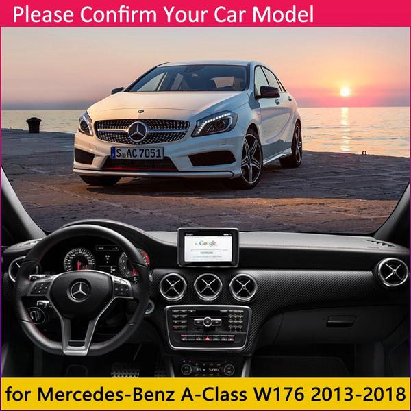 For  A-Class W176 W177 Anti-Slip Mat Dashboard Cover Pad Sunshade Dashmat Accessories A-Klasse A160 A180 A200 A45