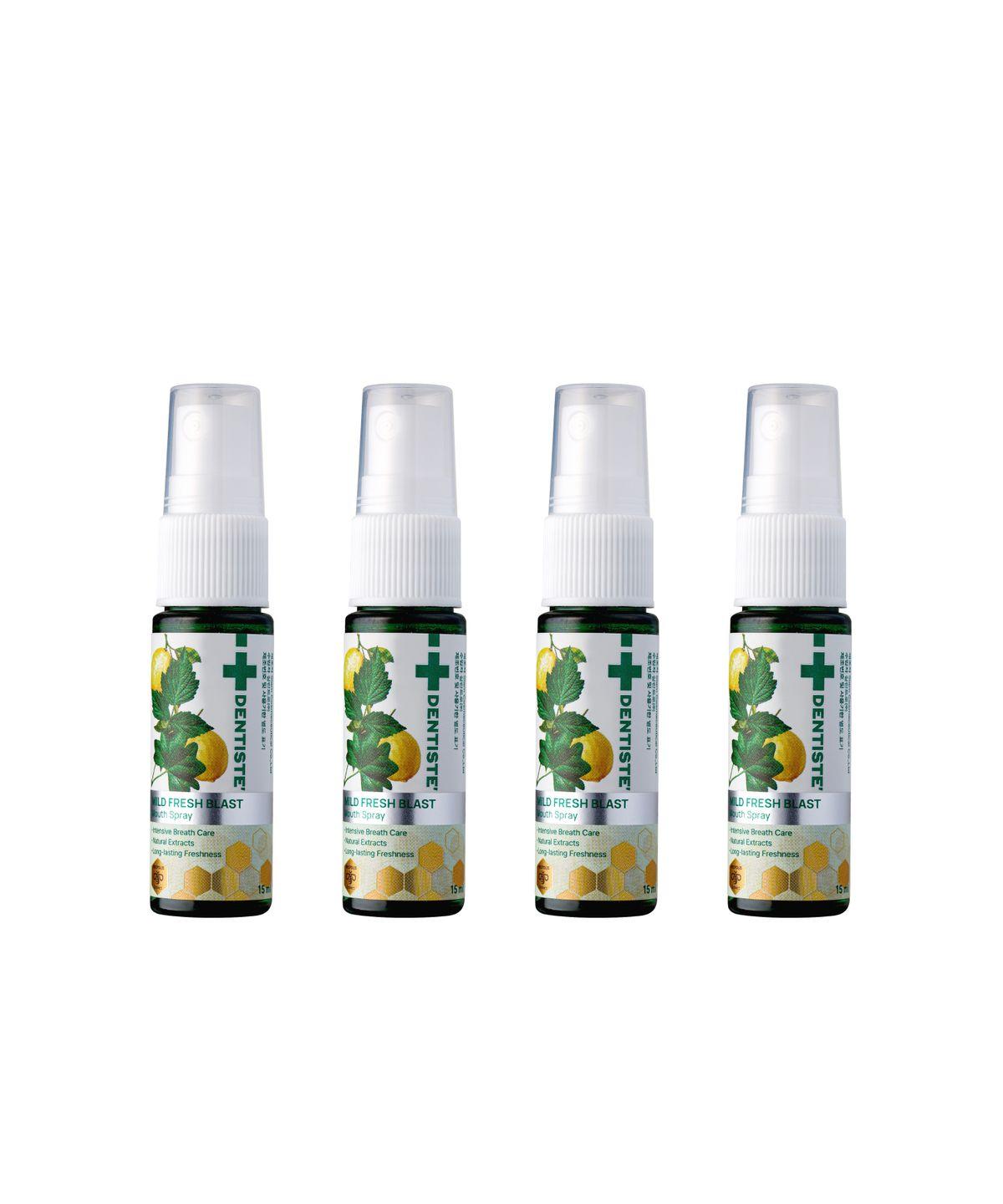 Dentiste Mild Fresh Mouth Spray 15ml x 4