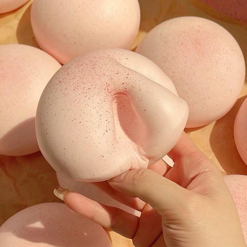 Squishy Bread Slow Rising Ball Soft Fidget Ornaments Decompression Stress Relief Gift Sensory Squeeze Ball Home Ornament
