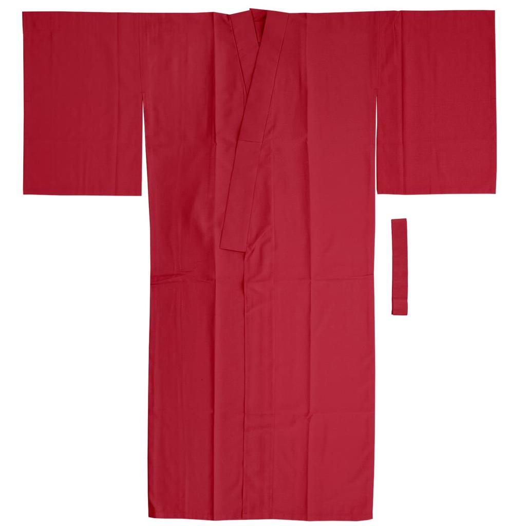 Summer Washable Nagajuban for Cool Pass [KYOETSU] [Kyouetsu] (Undergarment Kimono) - - Women's (M, Red)